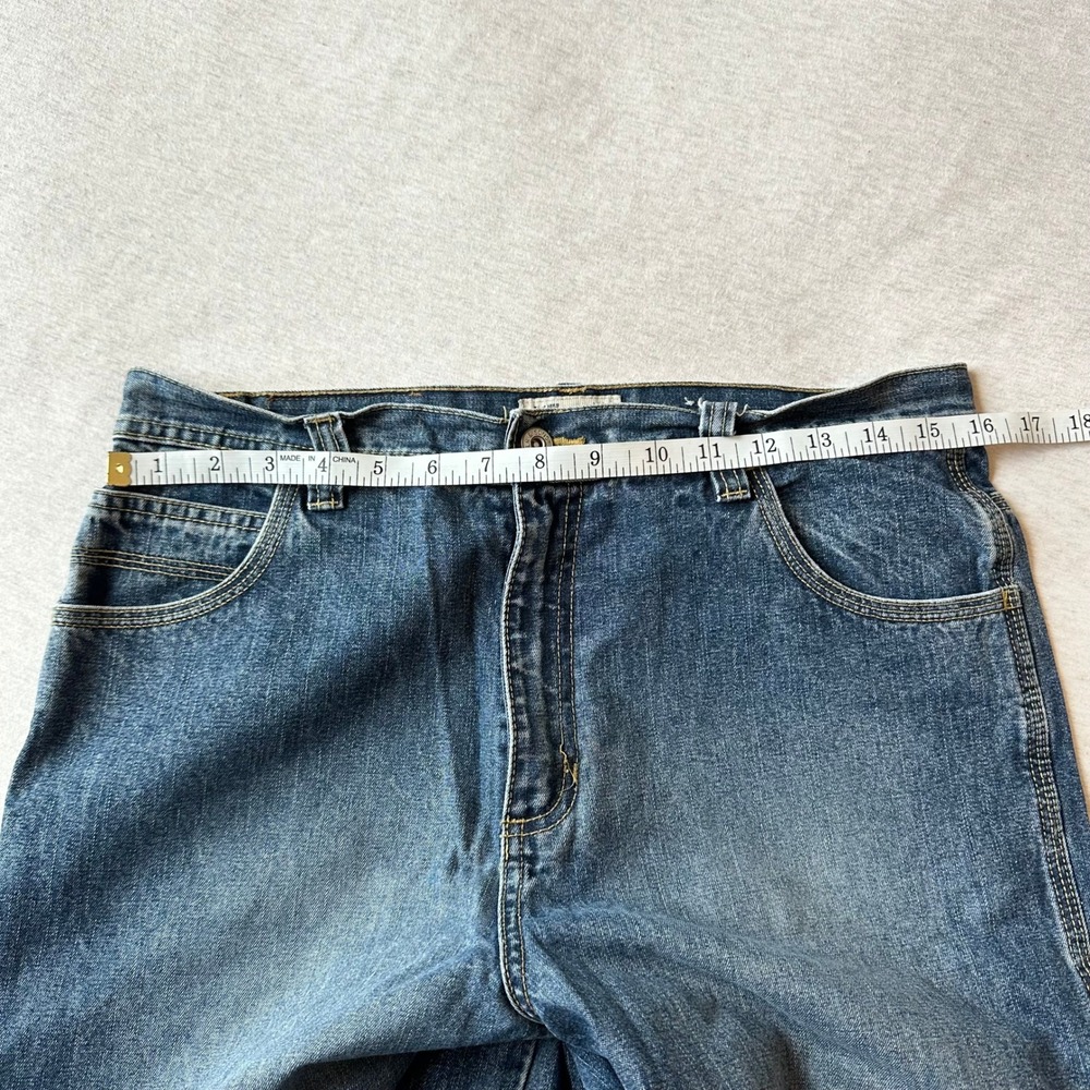 Carters Watch the Wear Mens‎ 18H Blue Denim Carpenter Jeans Wide Leg Workwear - Picture 5 of 7